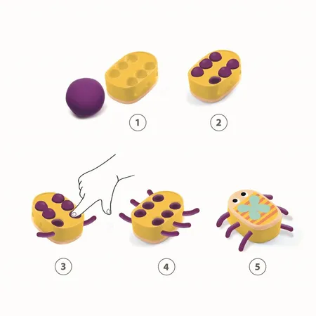 Djeco Knete: Myplasti-Käfer