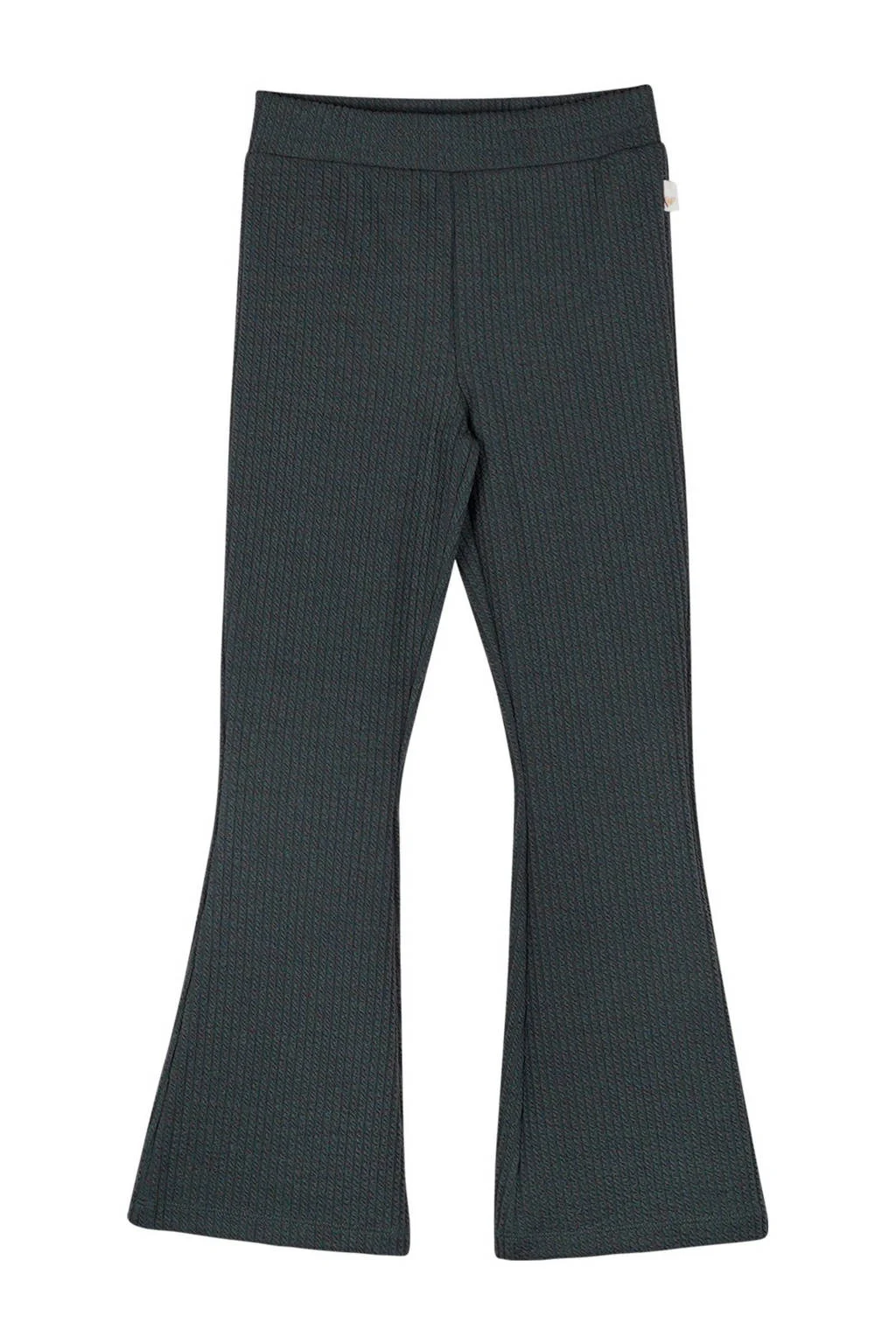 Moodstreet flared broek Bess donkergroen