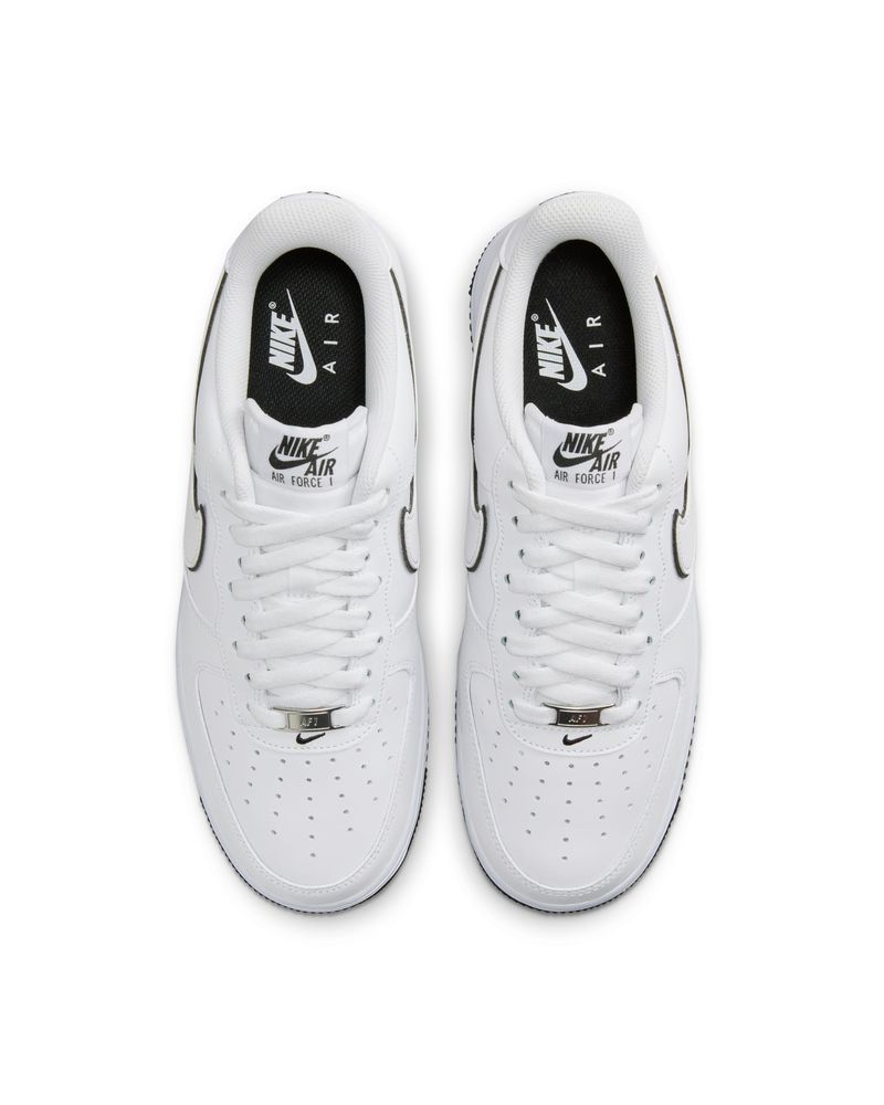 Chaussures Nike Air Force 1 '07 Blanc & Noir pour homme