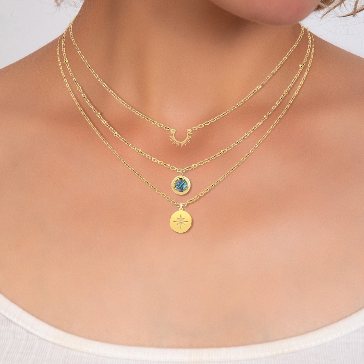 Collier par SC Bohème orné de Cristaux scintillants