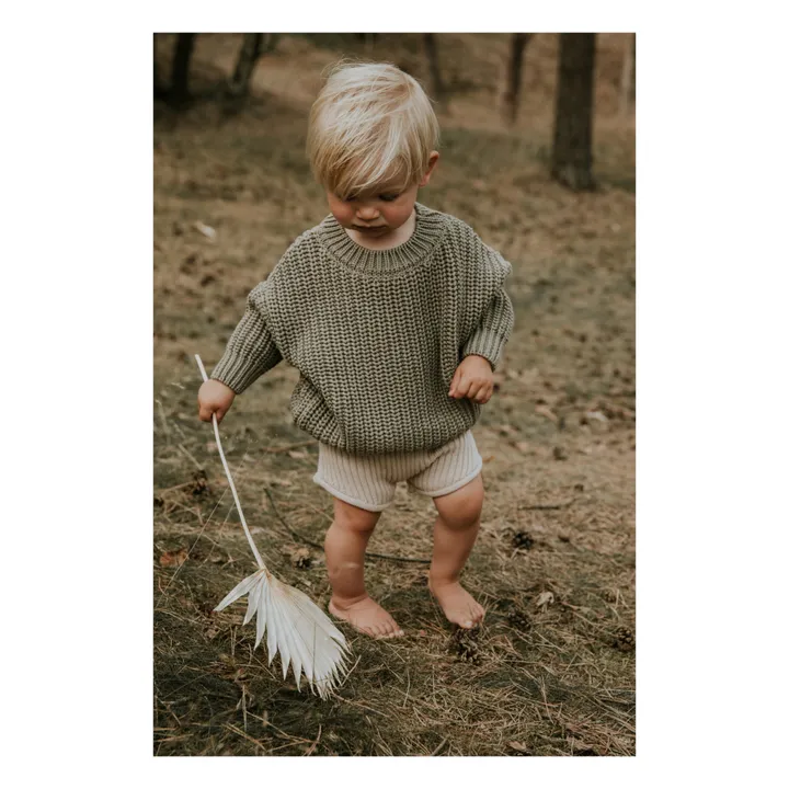 Yuki Pull Chunky Coton Bio | Sauge