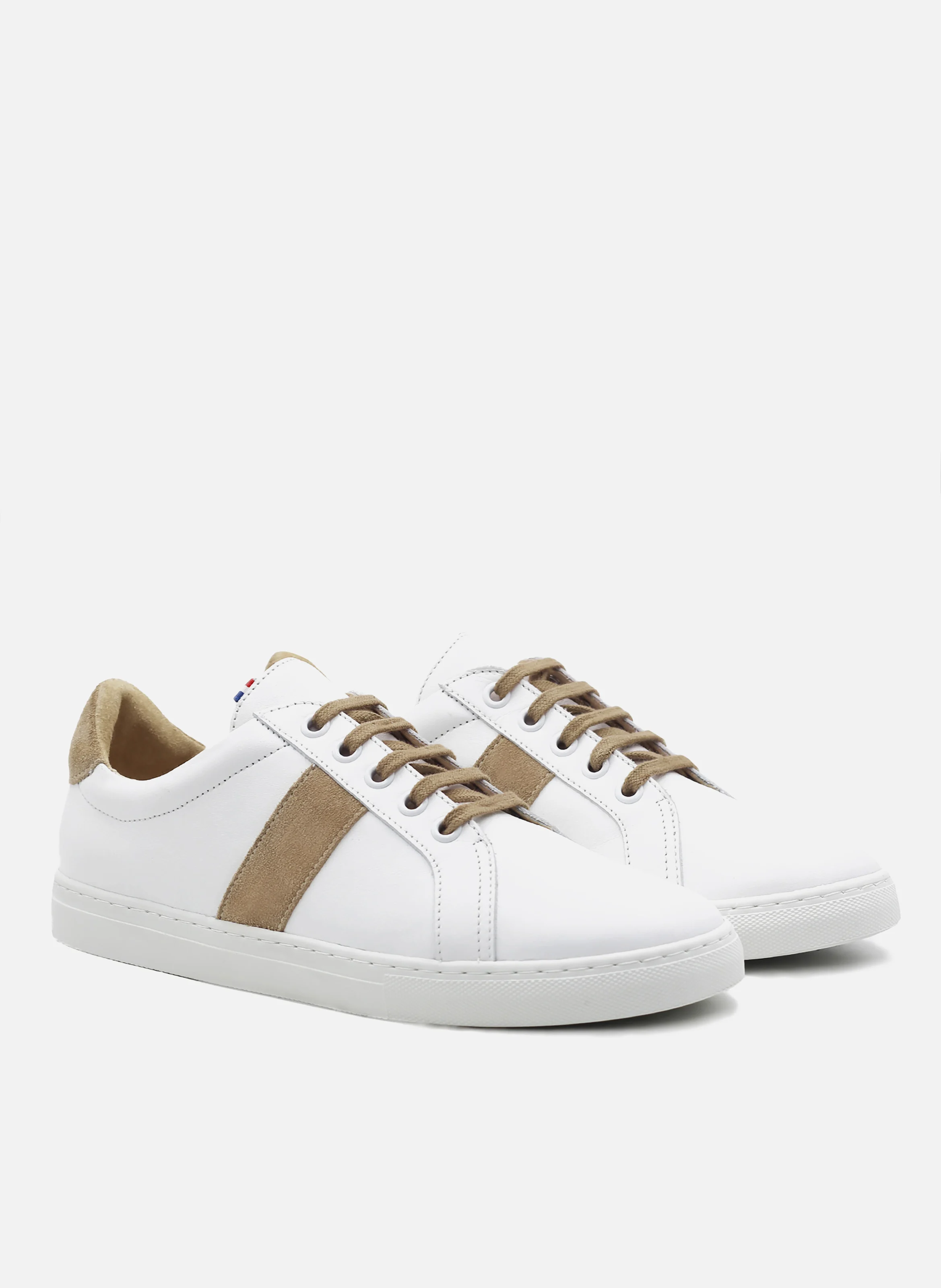 Baskets mif cuir | Blanc