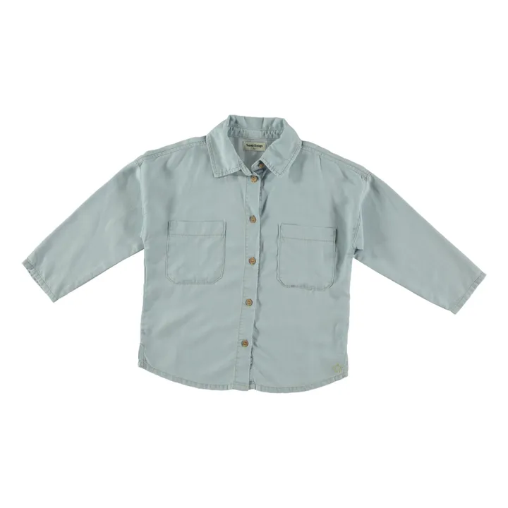 Tocoto Vintage Chemise Lyocell | Bleu ciel