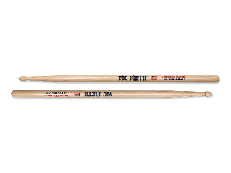 Vic Firth Drumsticks 5BDG – 1 Paar American Classic 5B DoubleGlaze – doppelte Lackschicht