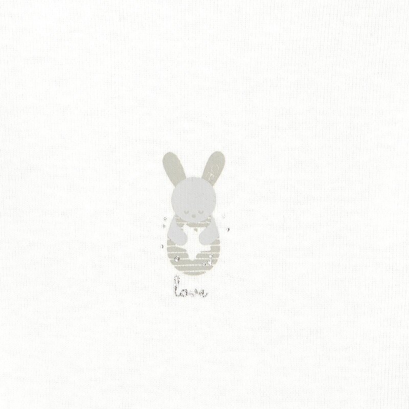 Body col US lapin (lot de 3) blanc naissance Blanc