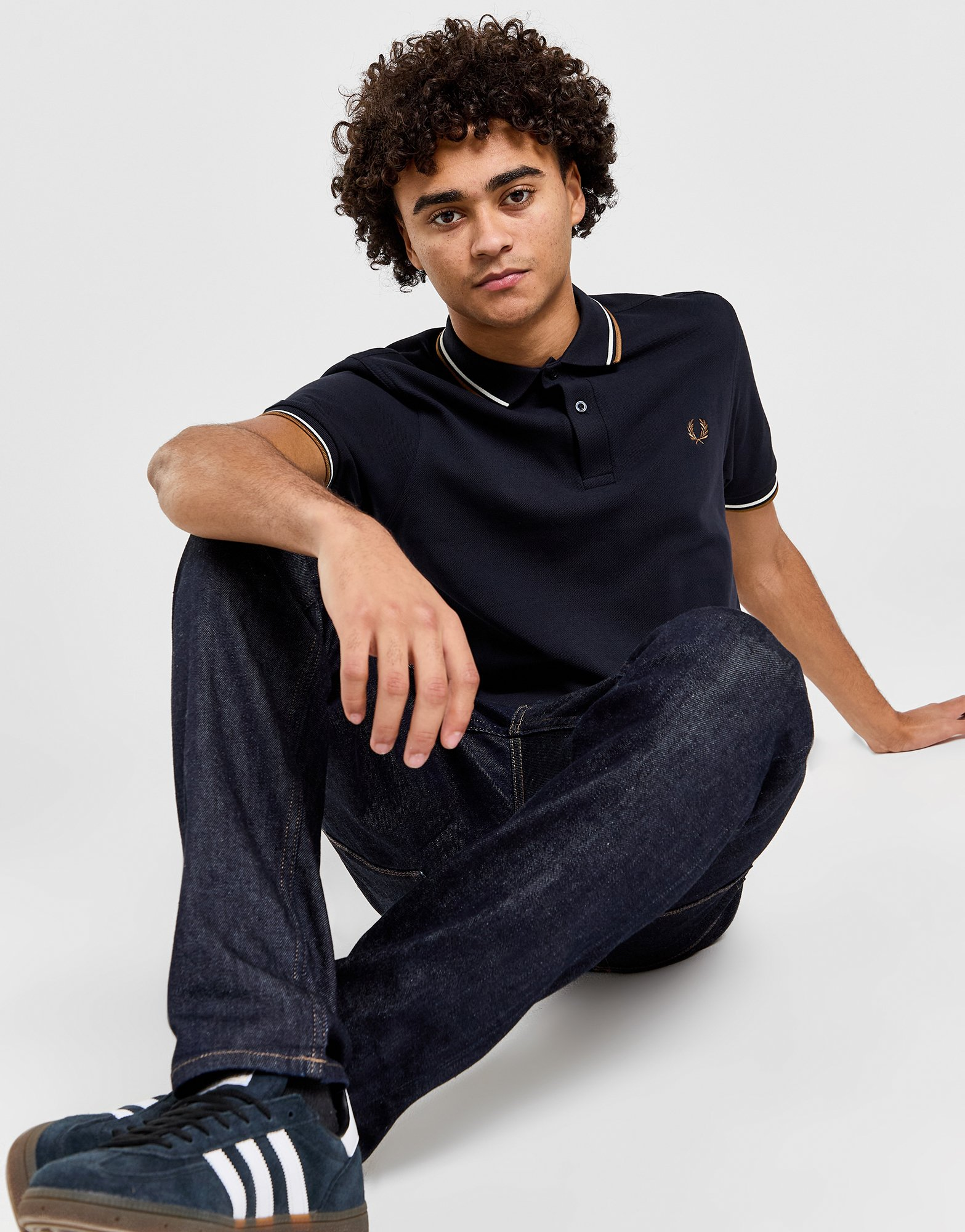 Fred Perry Polo Double Liseré Homme