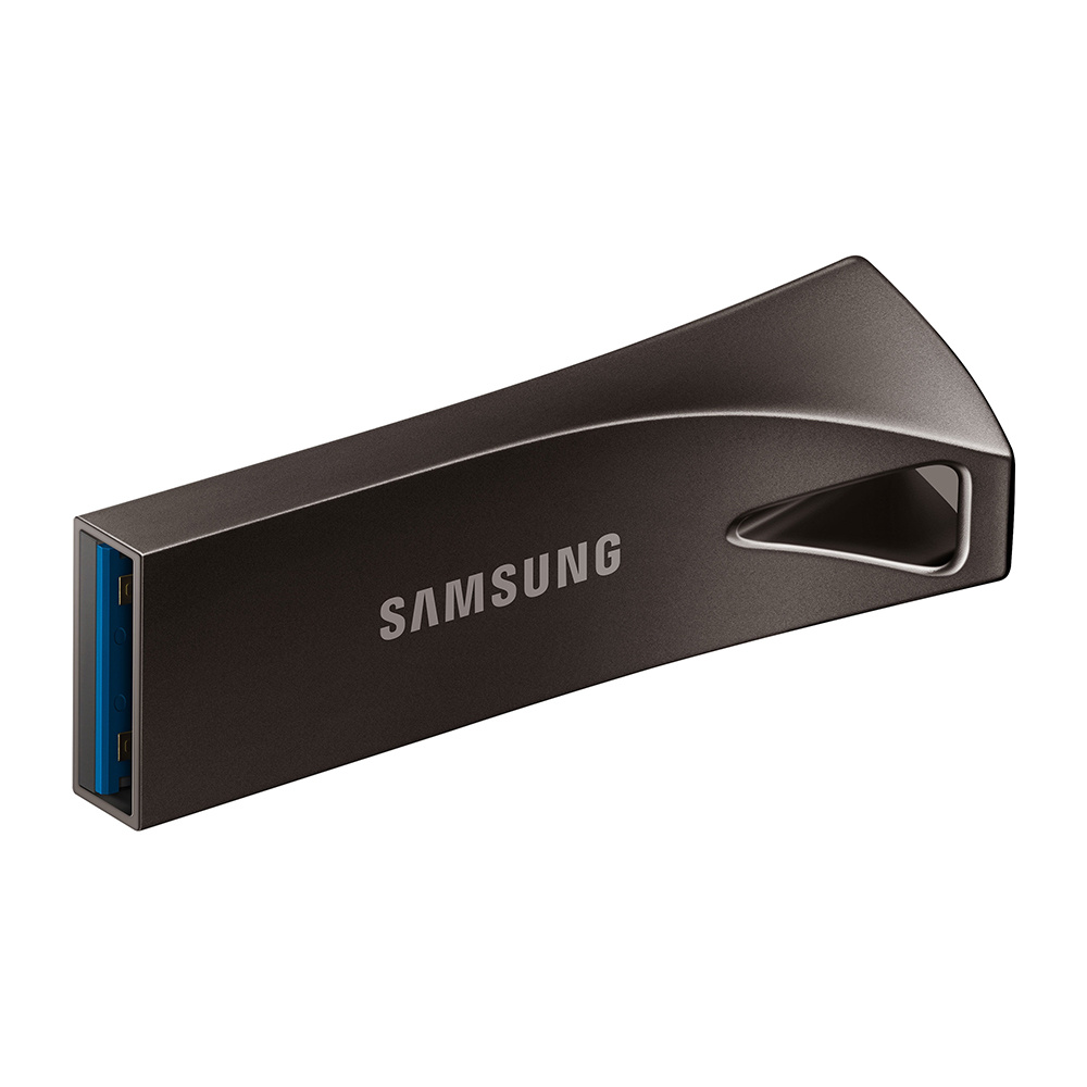 CLE USB SAMSUNG 64G USB 3.1 BAR PLUS - TITAN GRAY VITESSE LECTURE JUSQU'A 200Mo/S MUF-64BE4/APC