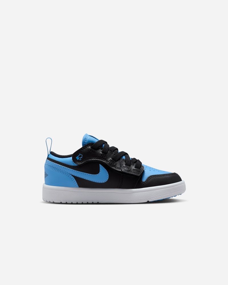 Chaussures Nike Air Jordan 1 Low Noir & Bleu pour enfant