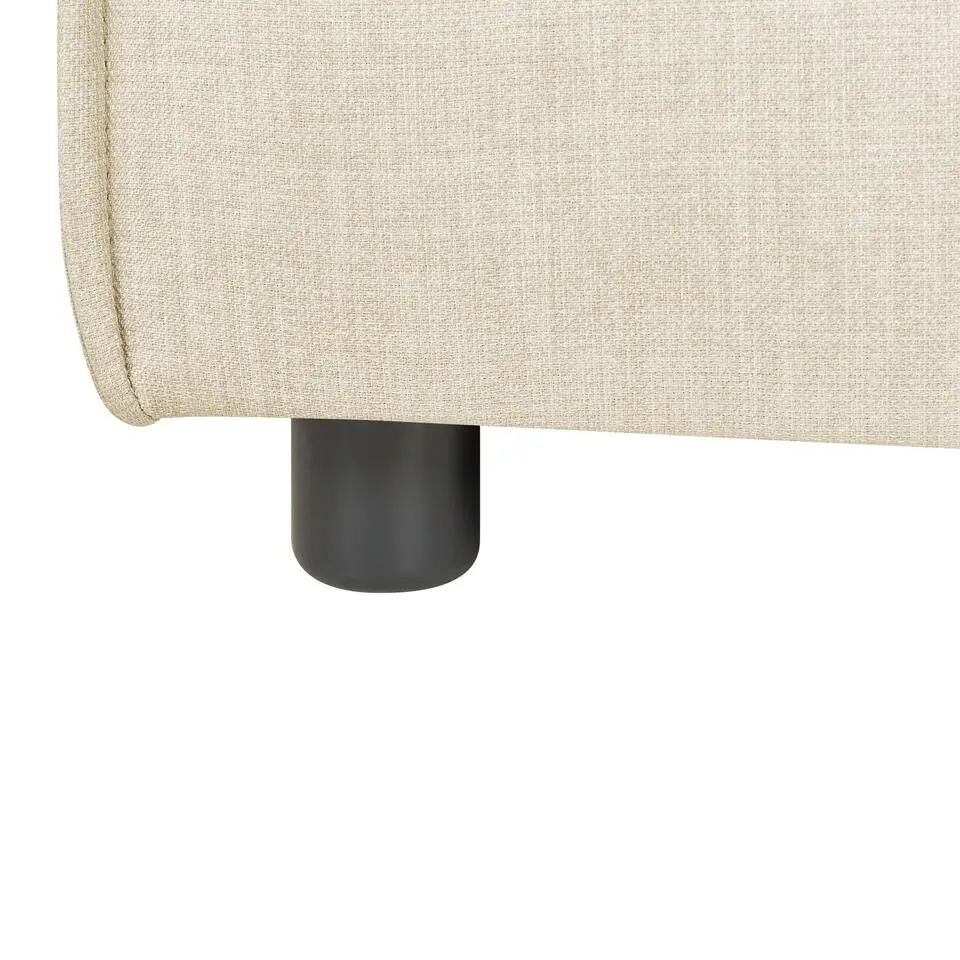 APRICA - Chaise longue - Beige - Rechterzijde - Linnen