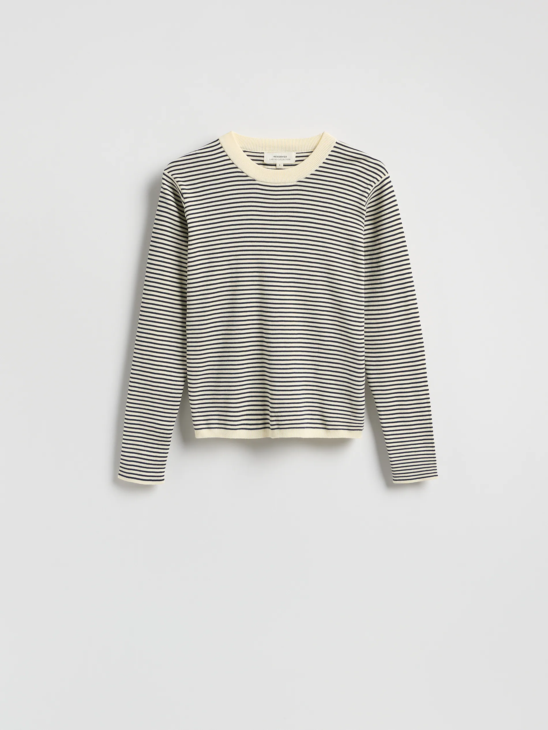 Gestreiftes Baumwoll-Longsleeve
