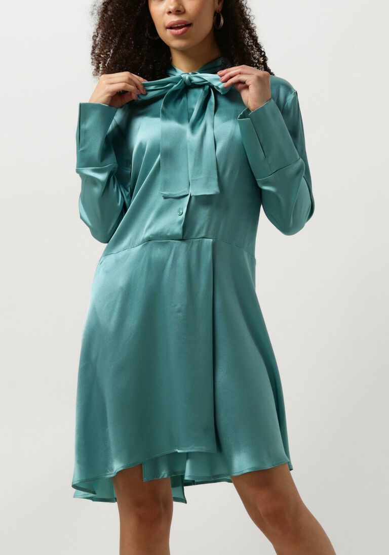 lichtblauwe semicouture mini jurk maya dress