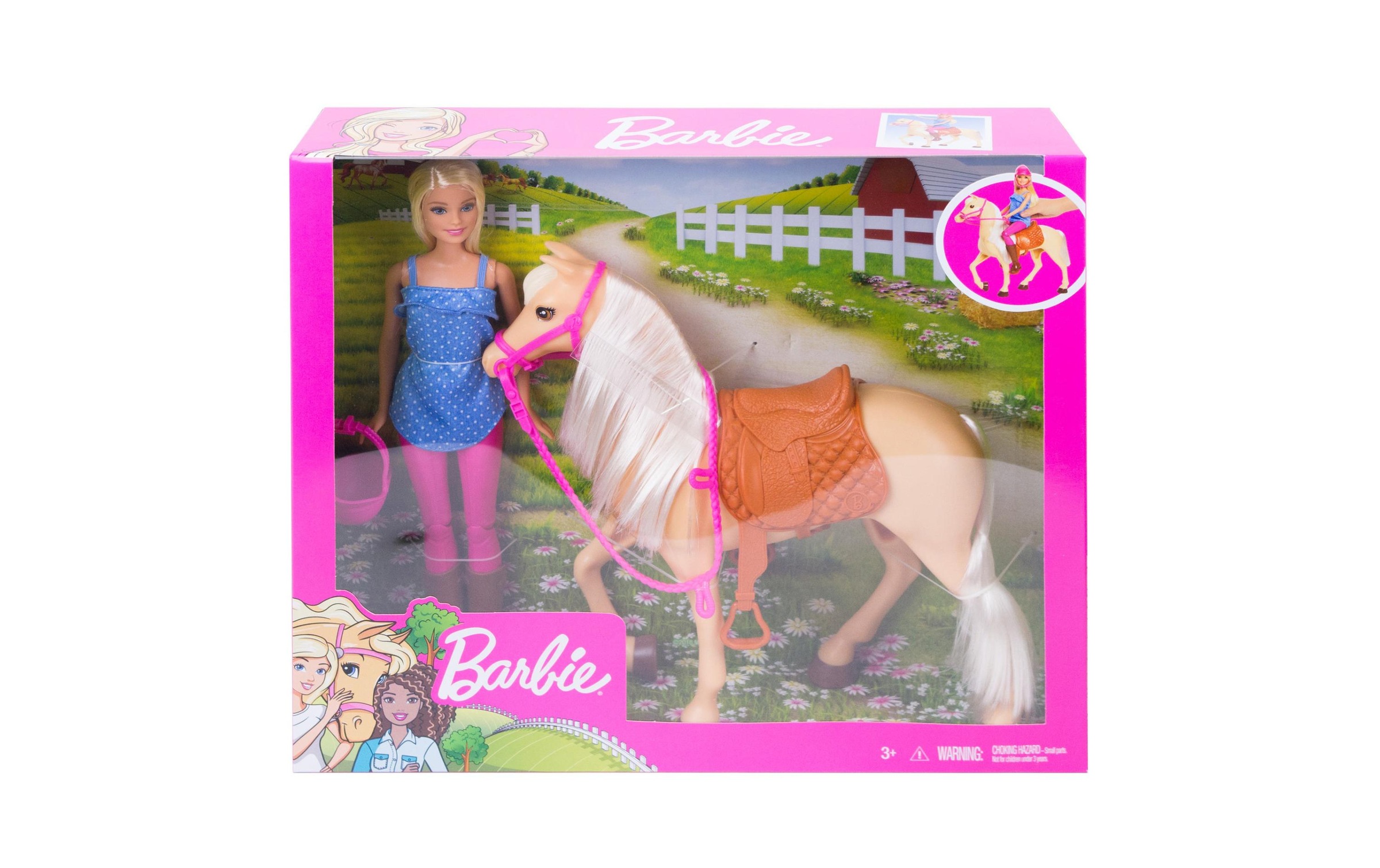 Barbie Spielfigur »Pferd mit Puppe«