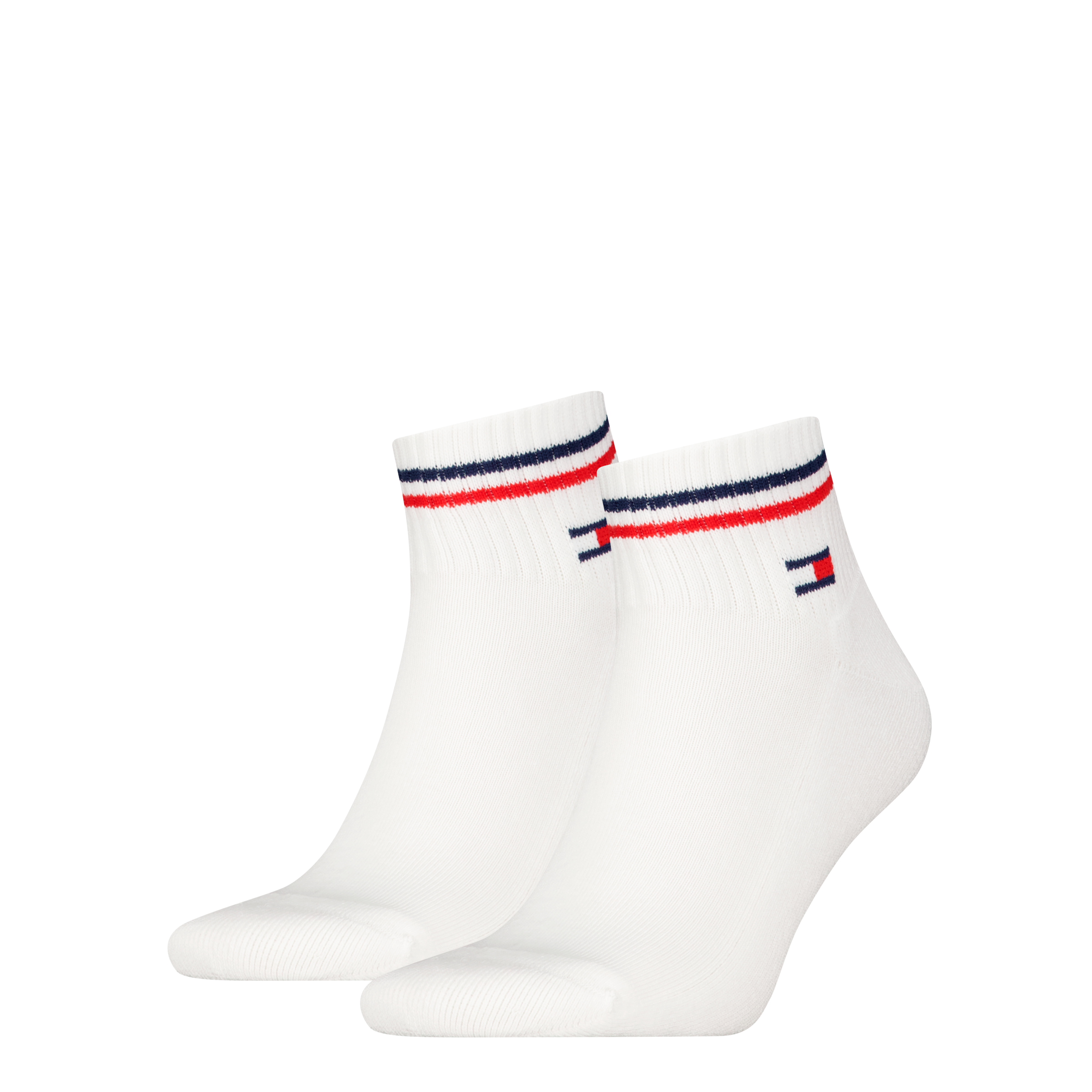 Tommy Hilfiger Kurzsocken »TH UNI TJ QUARTER 2P ICONIC« 2 Paar,  Half-Terry-Sohle für zusätzlichen Komfort