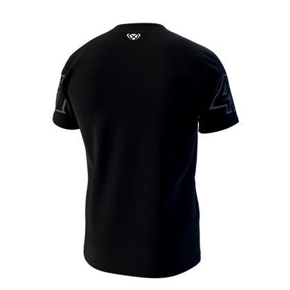 T-Shirt manches courtes Ixon TS1 DUAL AA APRILIA / ESPARGARO 24 - Noir