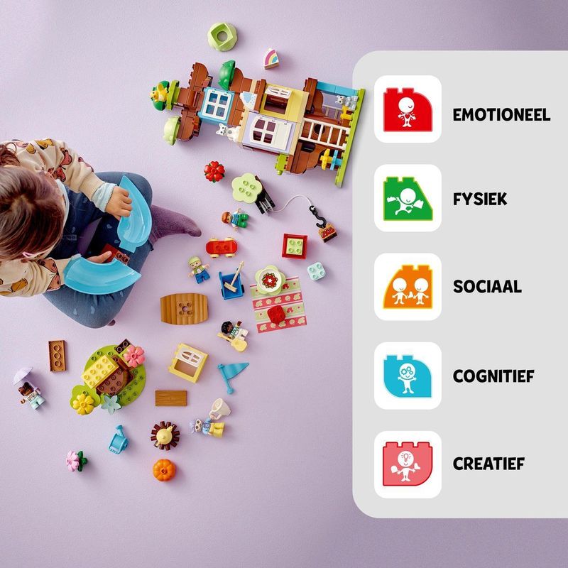 LEGO DUPLO - Boomhut - Educatief Speelgoed - Leerzaam - 3 Jaar en Ouder