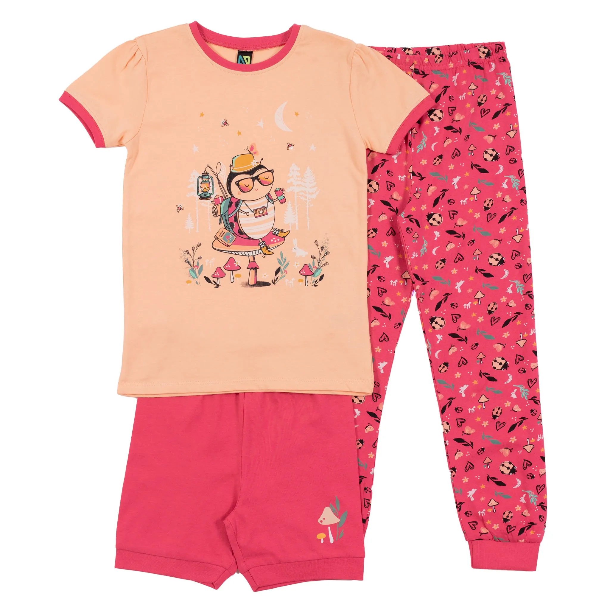 Nanö Pyjama 3 Pièces Coccinelle 7-12ans