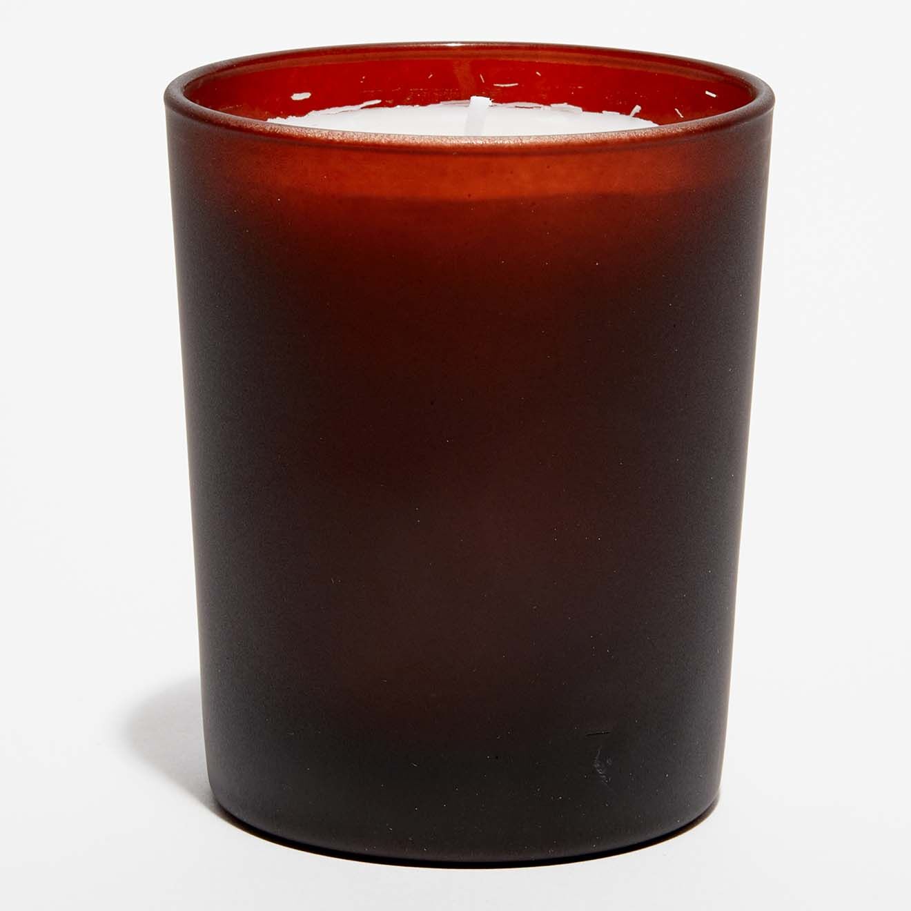 Hypsoé Bougie parfumée verre coloré dépoli Boréal - 1 mèche 50h