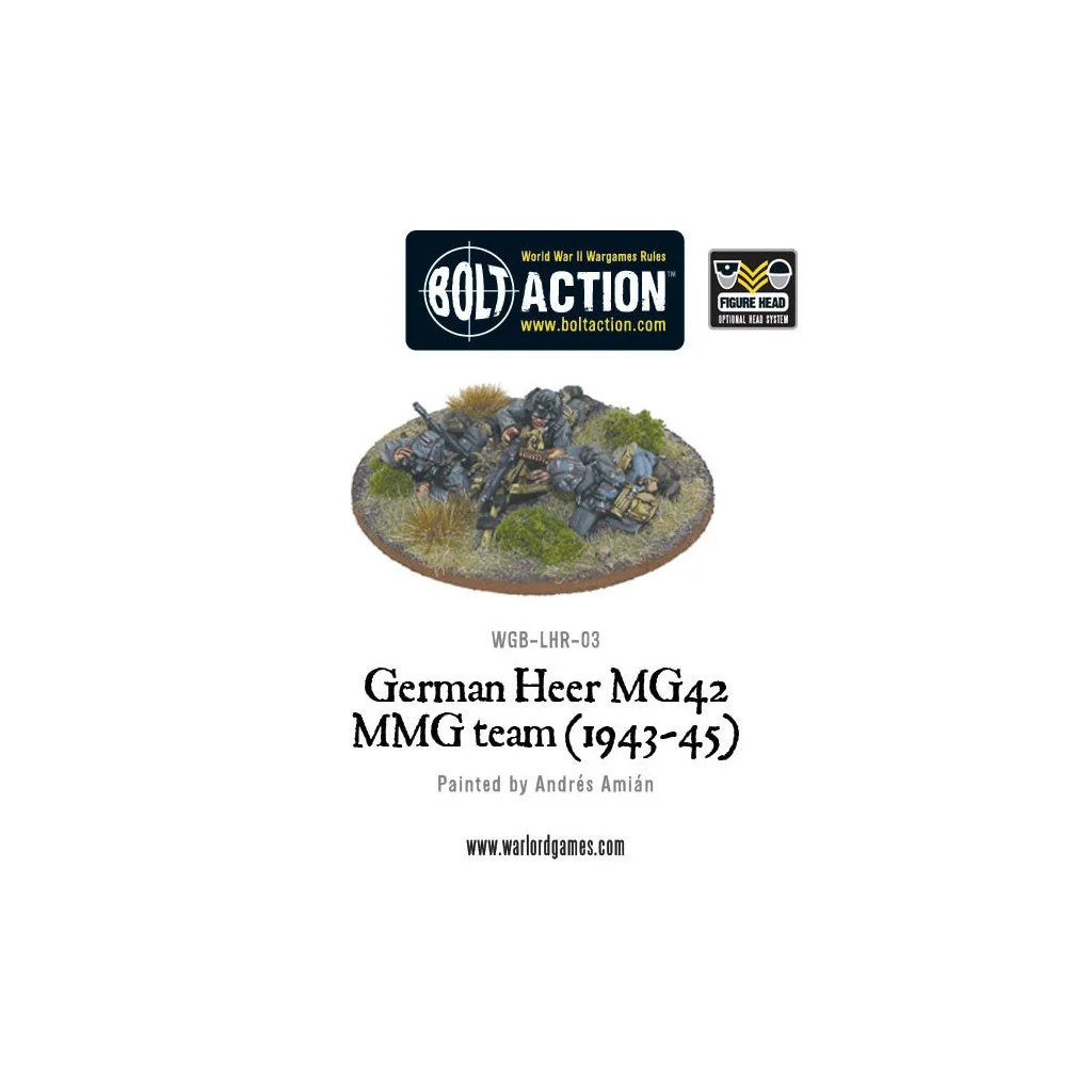 Bolt Action - German - German Heer MG42 HMG Team (1943-45)