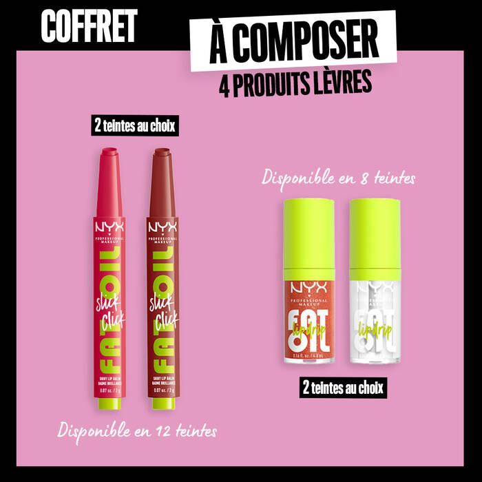 Coffret hydratation lèvres Fat Oil