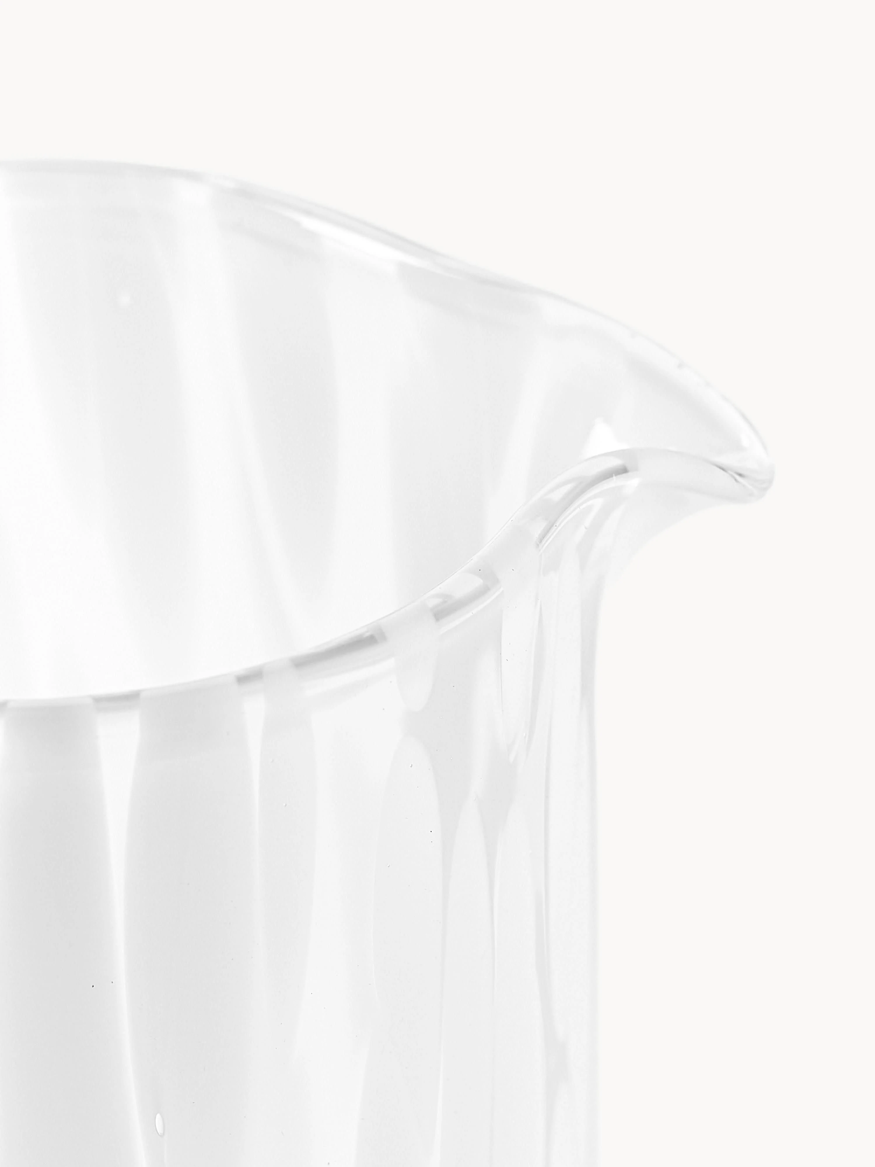Handgemaakte gespikkelde glazen karaf Oakley, 1,1 L