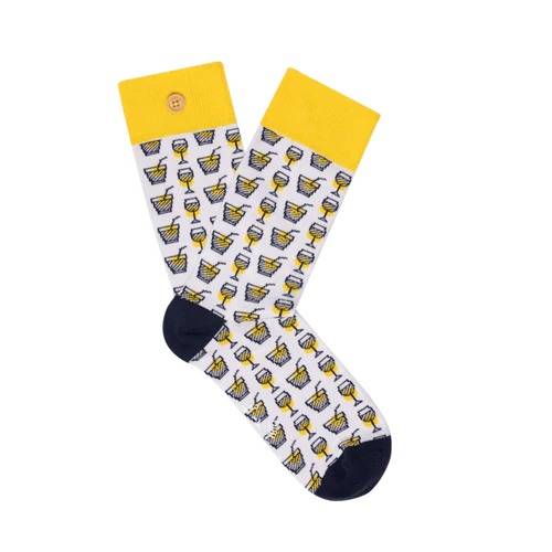 Chaussettes Pablo & Marie blanc