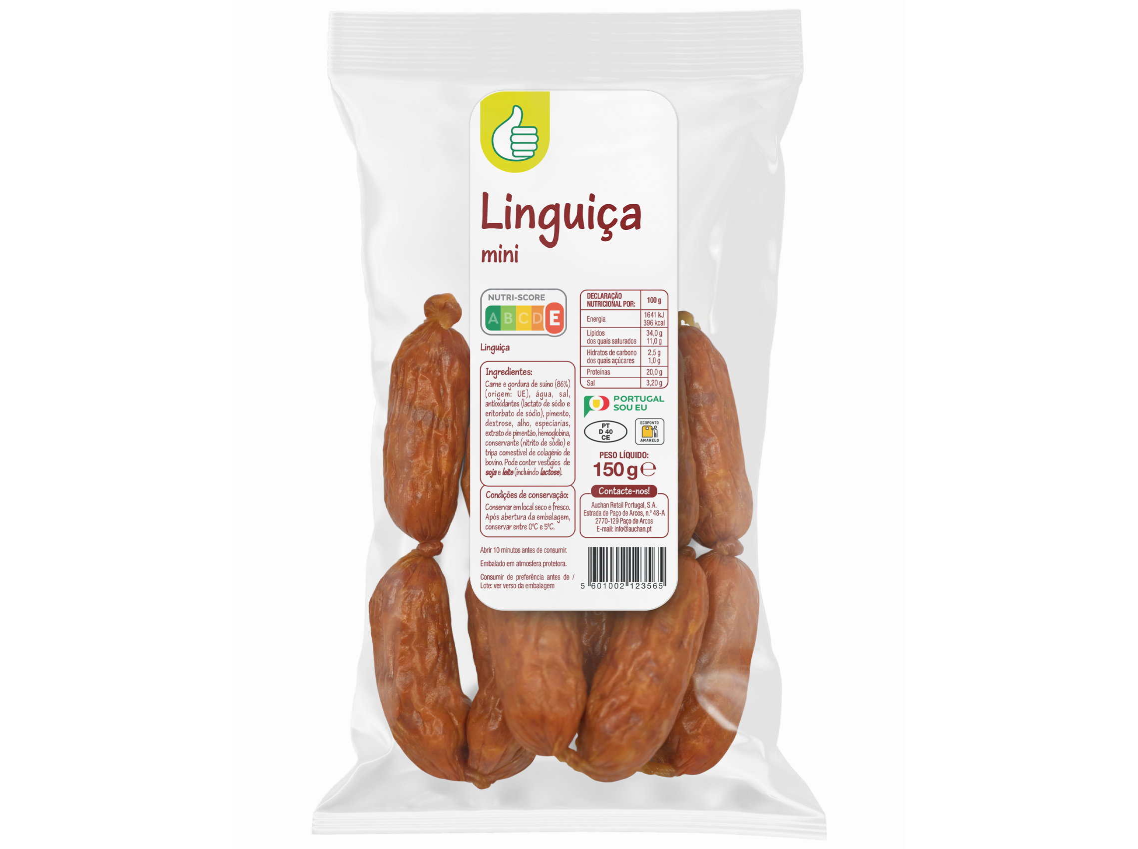 LINGUIÇA POLEGAR MINI 150 G