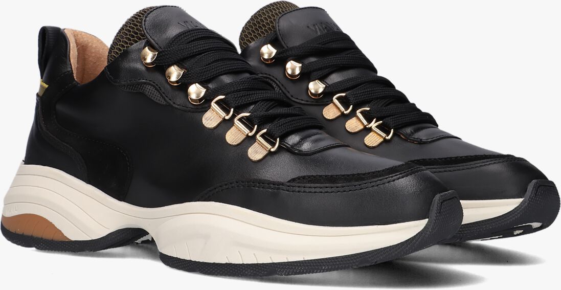 VIA VAI zwarte via vai lage sneakers pepper clay