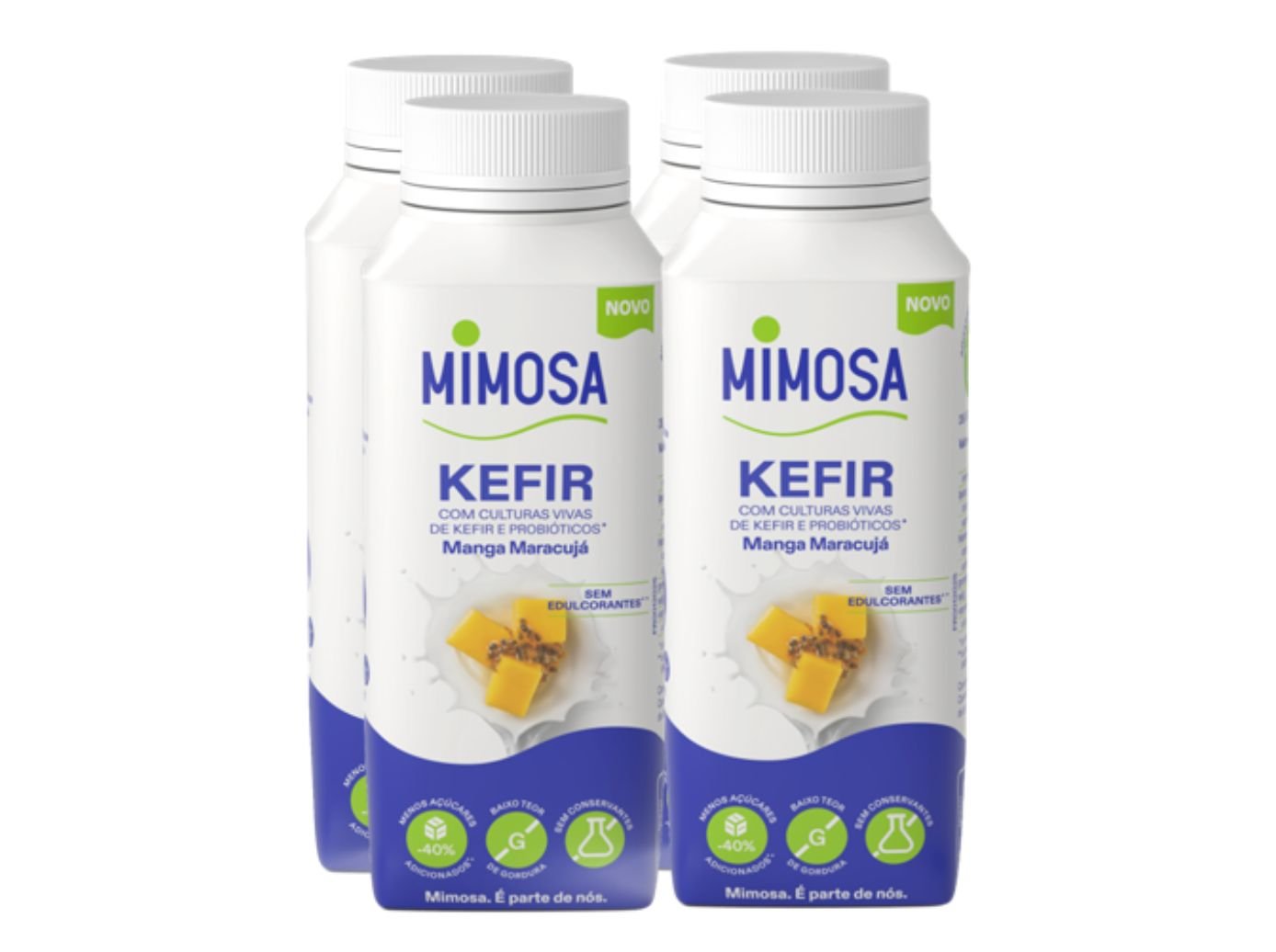 KEFIR MIMOSA MANGA MARACUJÃ 4X200 ML