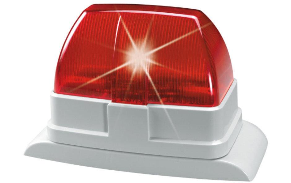 Blitzleuchte SG1670 RotDraht-Blitzleuchte, rot