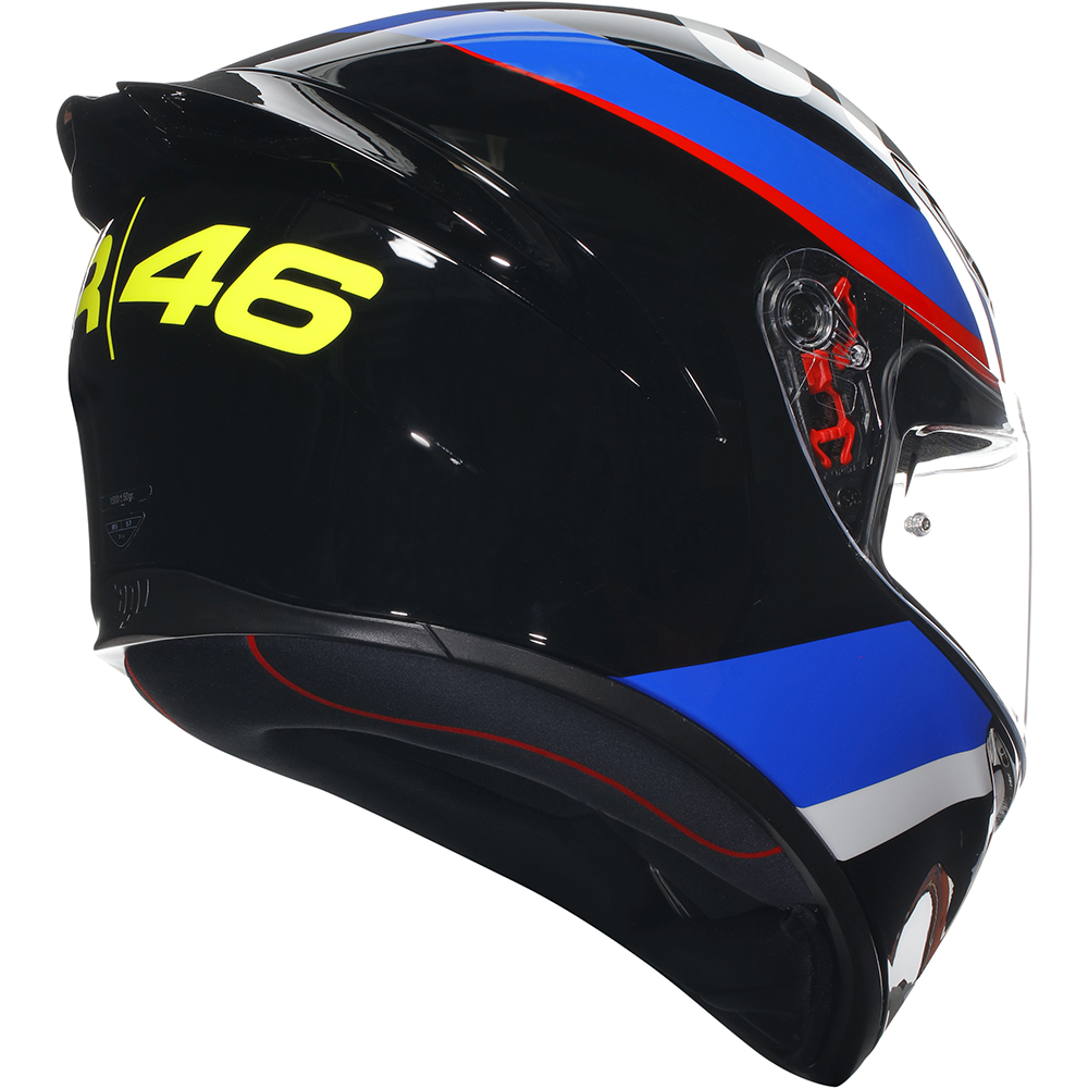 AGV - Casque K1 S VR46 Sky Racing Team Noir / Bleu / Blanc