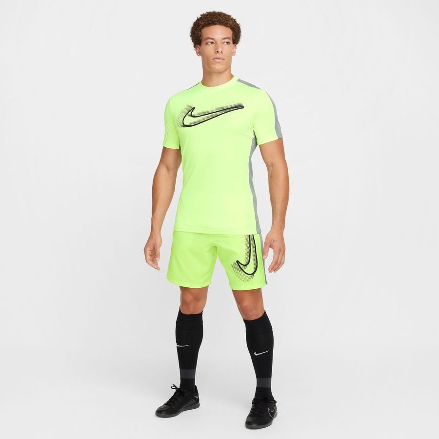 Nike T-shirt d'Entraînement Dri-FIT Academy 23 - Jaune Fluo/Gris/Noir