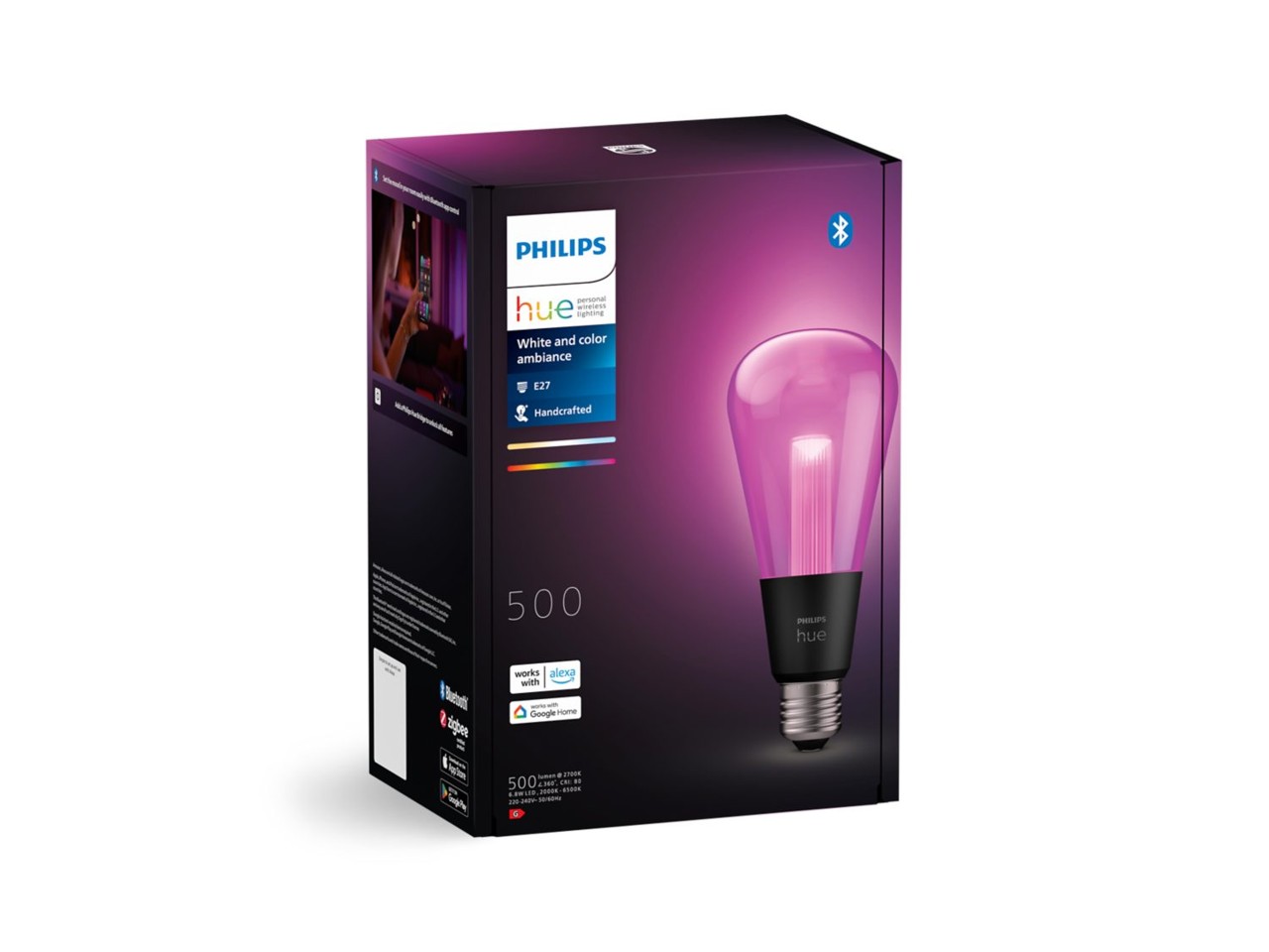 Philips Hue - LG ST72 Edison E27 Pære EU