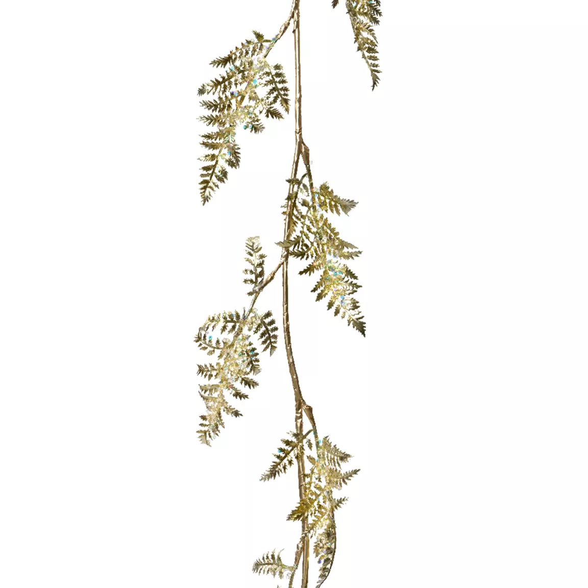 Guirlande de feuille (120 cm) Fougère Royale Or