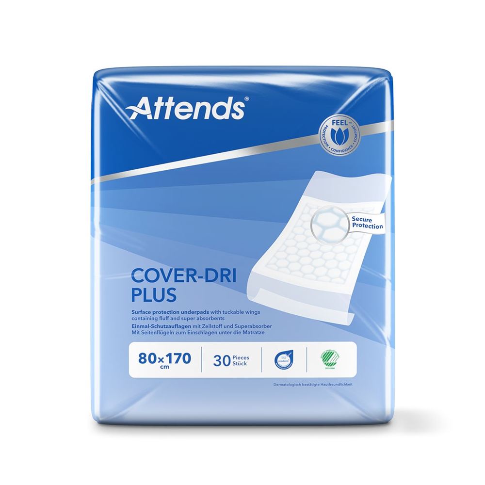 Attends Unterlagen Plus 80x170cm Btl 30 Stk