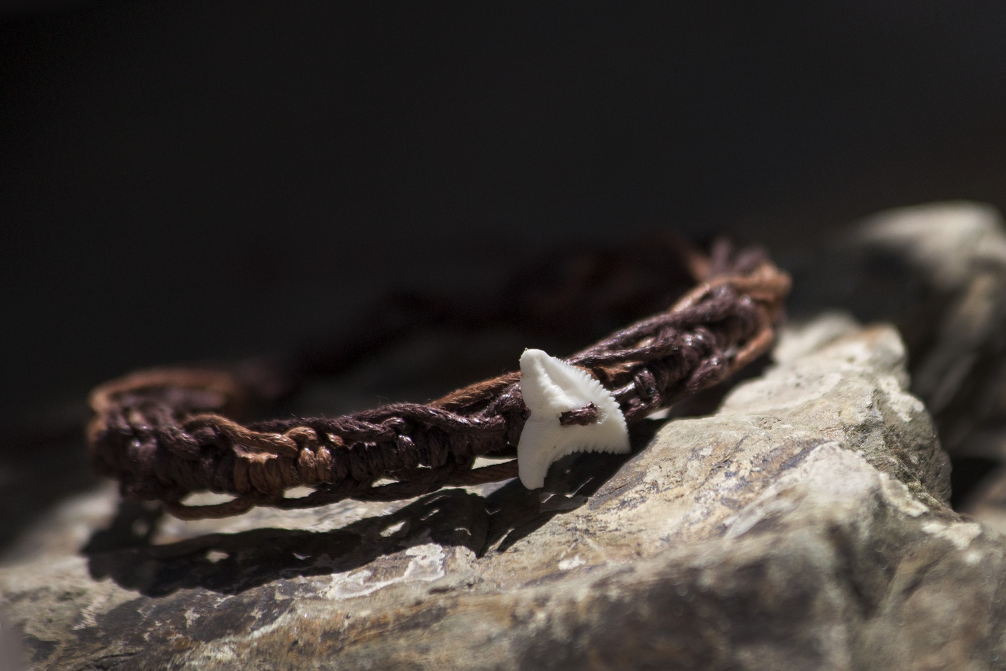 Armband 'Haizahn', braun günstig bestellen