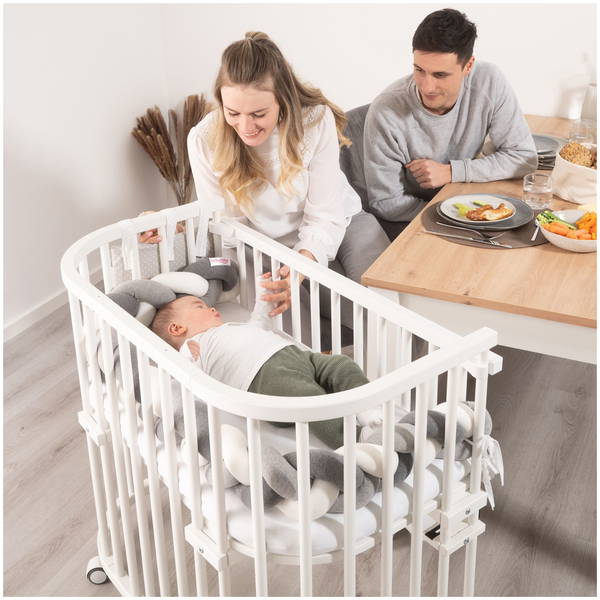 babybaybabybay   Beistellbett  original Verschlussgitter beige lackiert