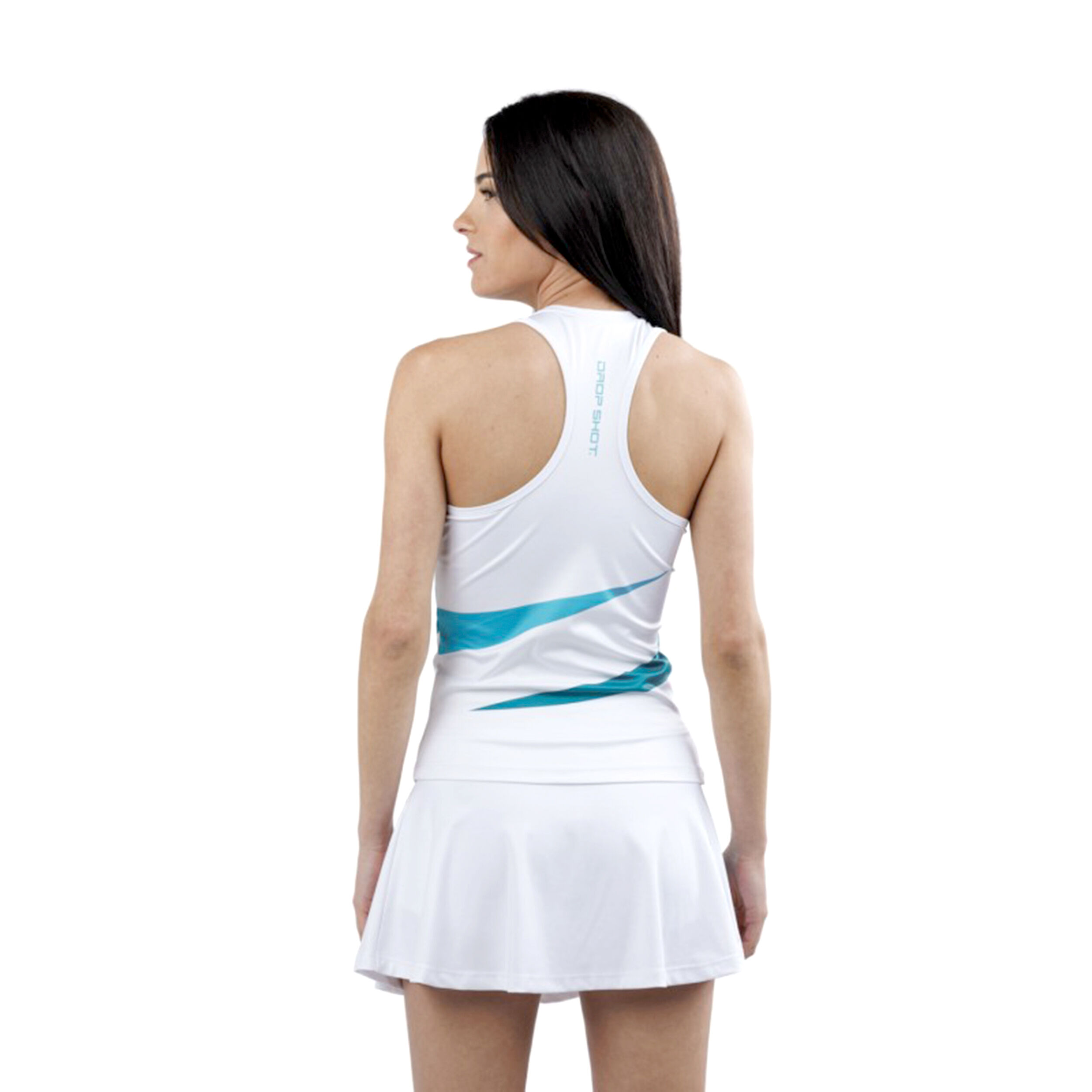 Drop Shot Sibi Débardeur Tank Top Femmes - Blanc