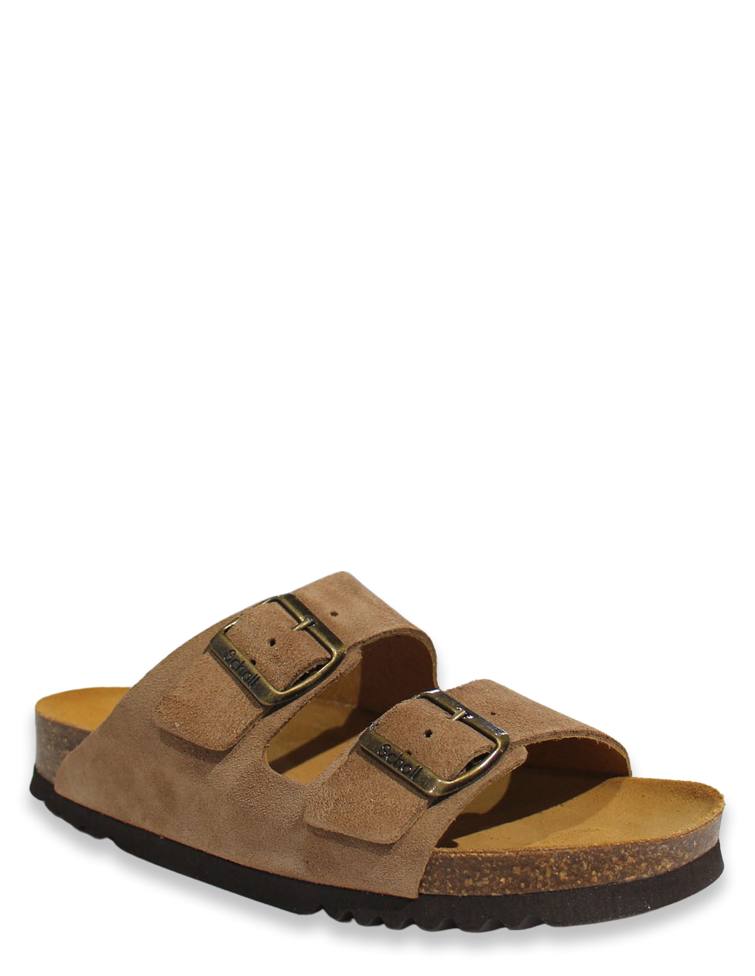 scholl Mules Femme Josephine Daim Taupe