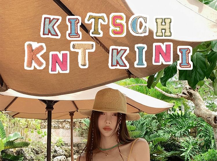 Honolulu - Set: Gestreepte bikinitop + broekje