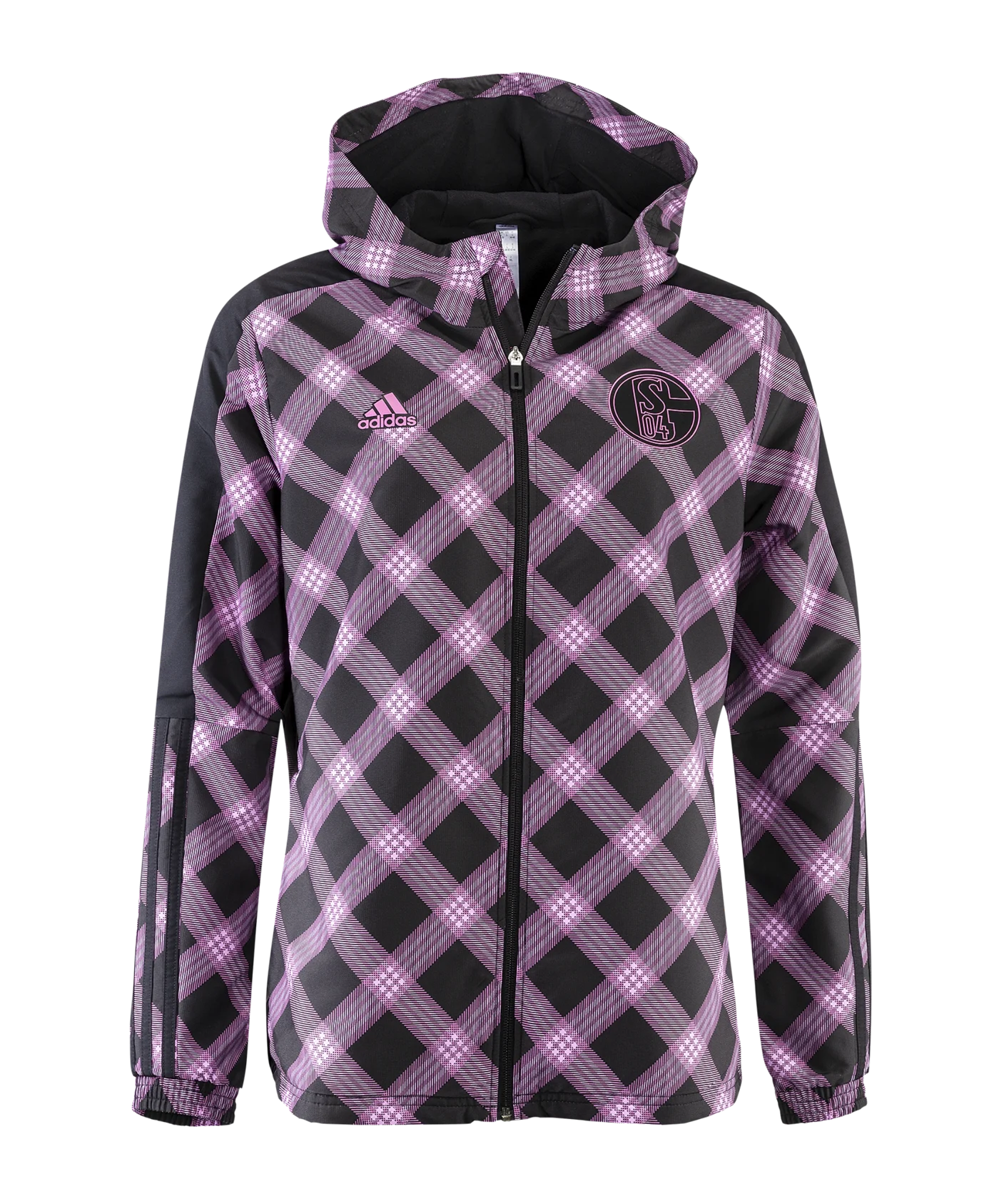 adidas FC Schalke 04 Windbreaker Damen Schwarz