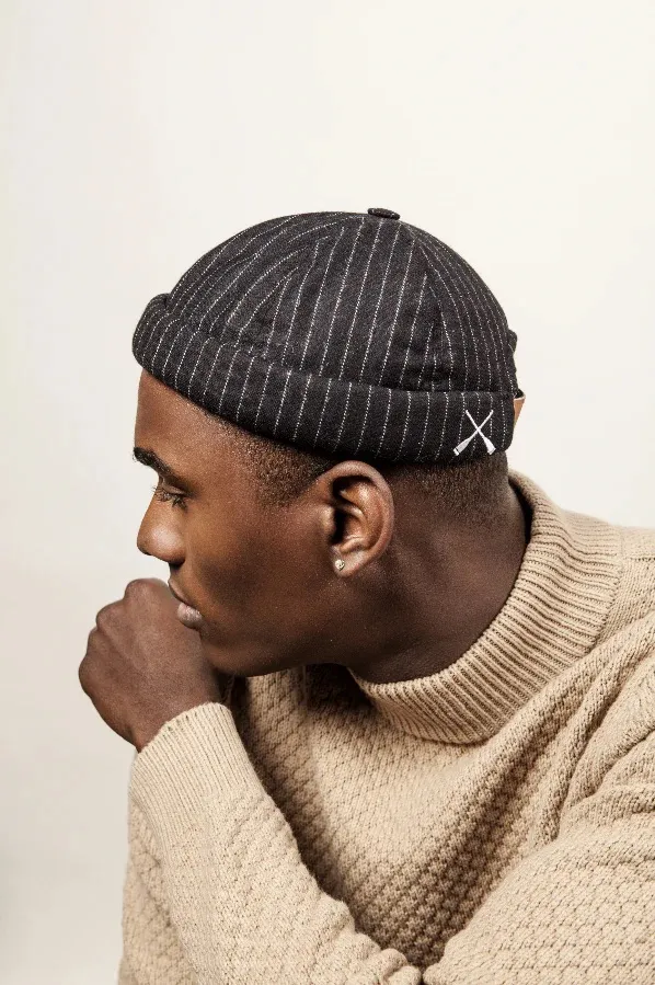 Bonnet Miki Docker Beanie Béton Ciré