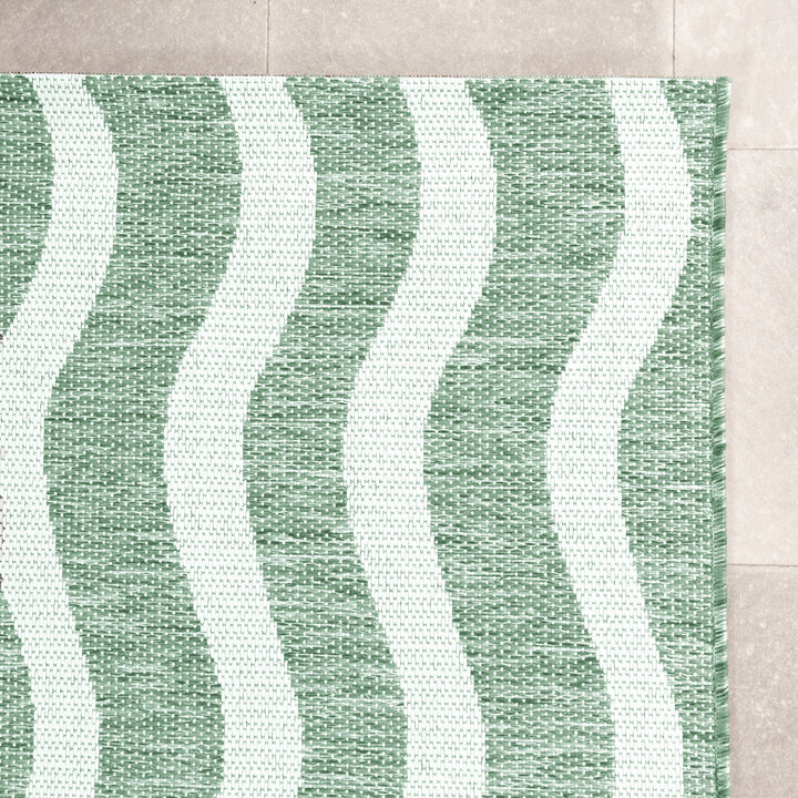 Buitenkleed - Summer Waves Groen