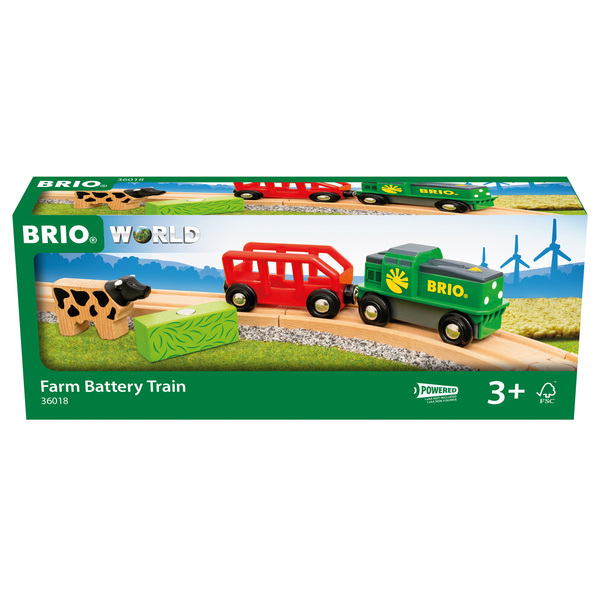 BRIO 36018 - Train de la ferme à piles