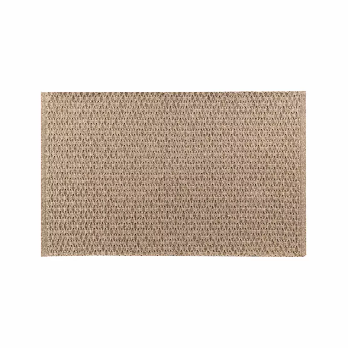 Tapis de salon coton (50 x 80 cm) Alivia Camel