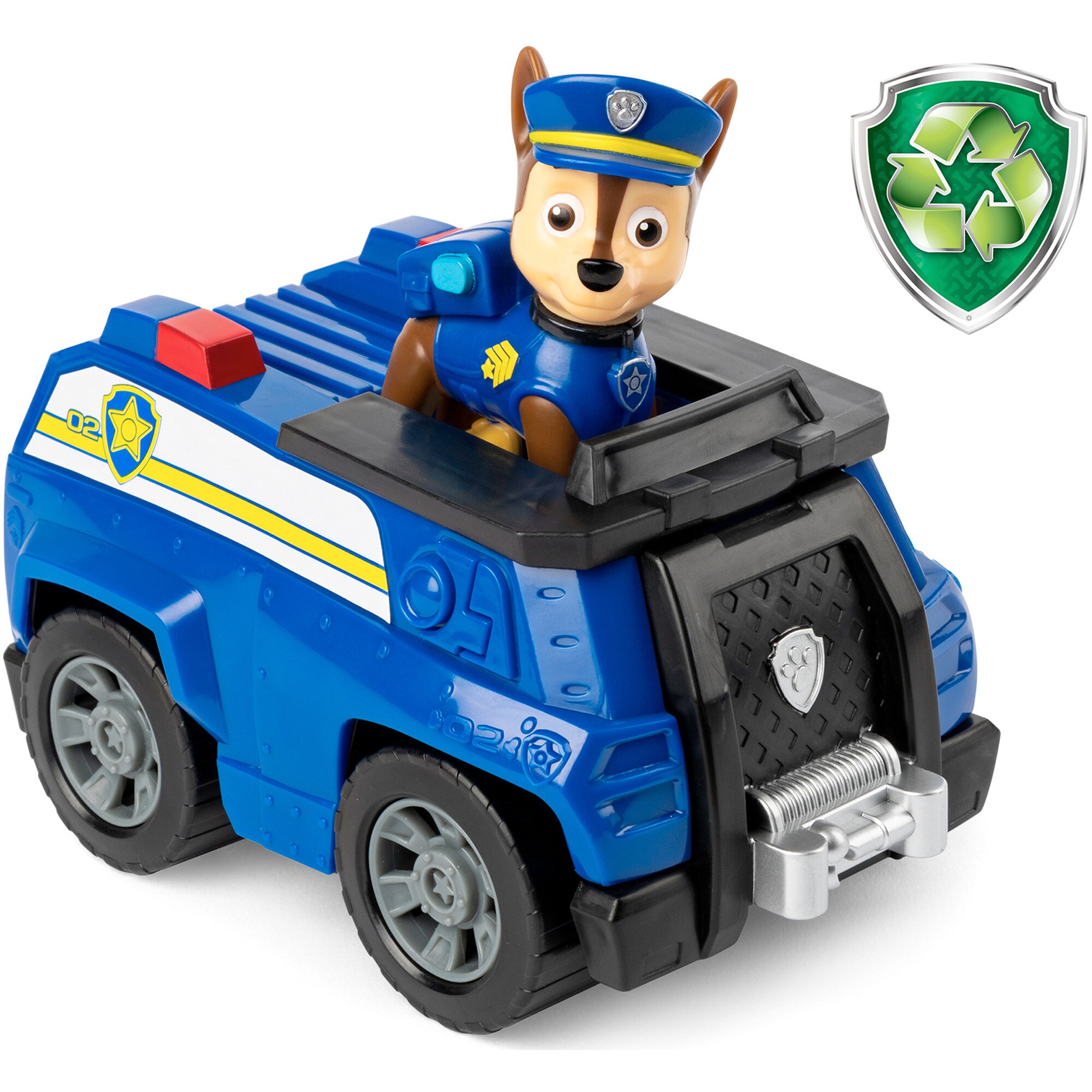 Spin Master Spielfahrzeug Paw Patrol - Polizei-Fahrzeug mit Chase-Figur