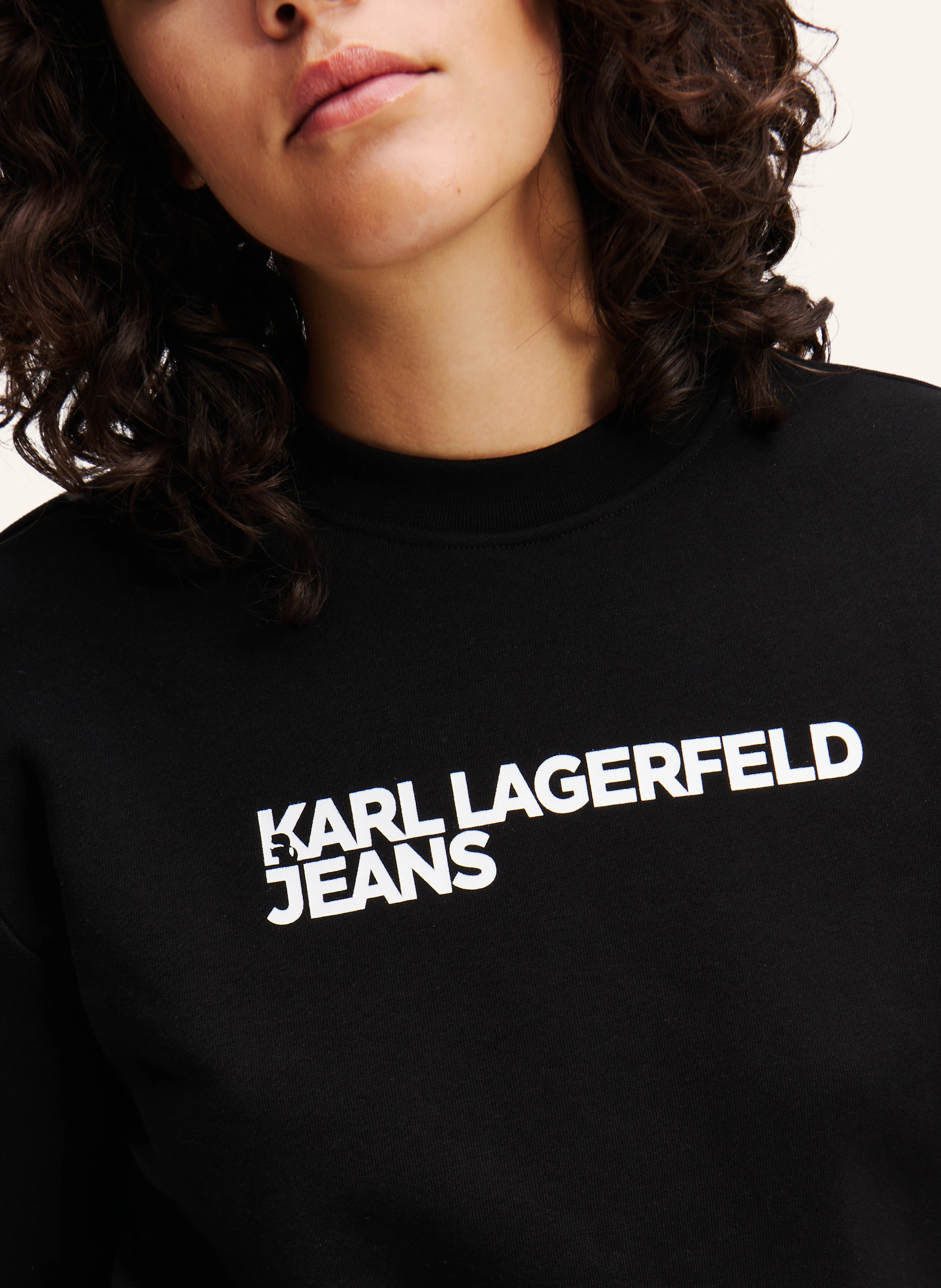 KARL LAGERFELD JEANS KLJ SWEATSHIRT MIT LOGO