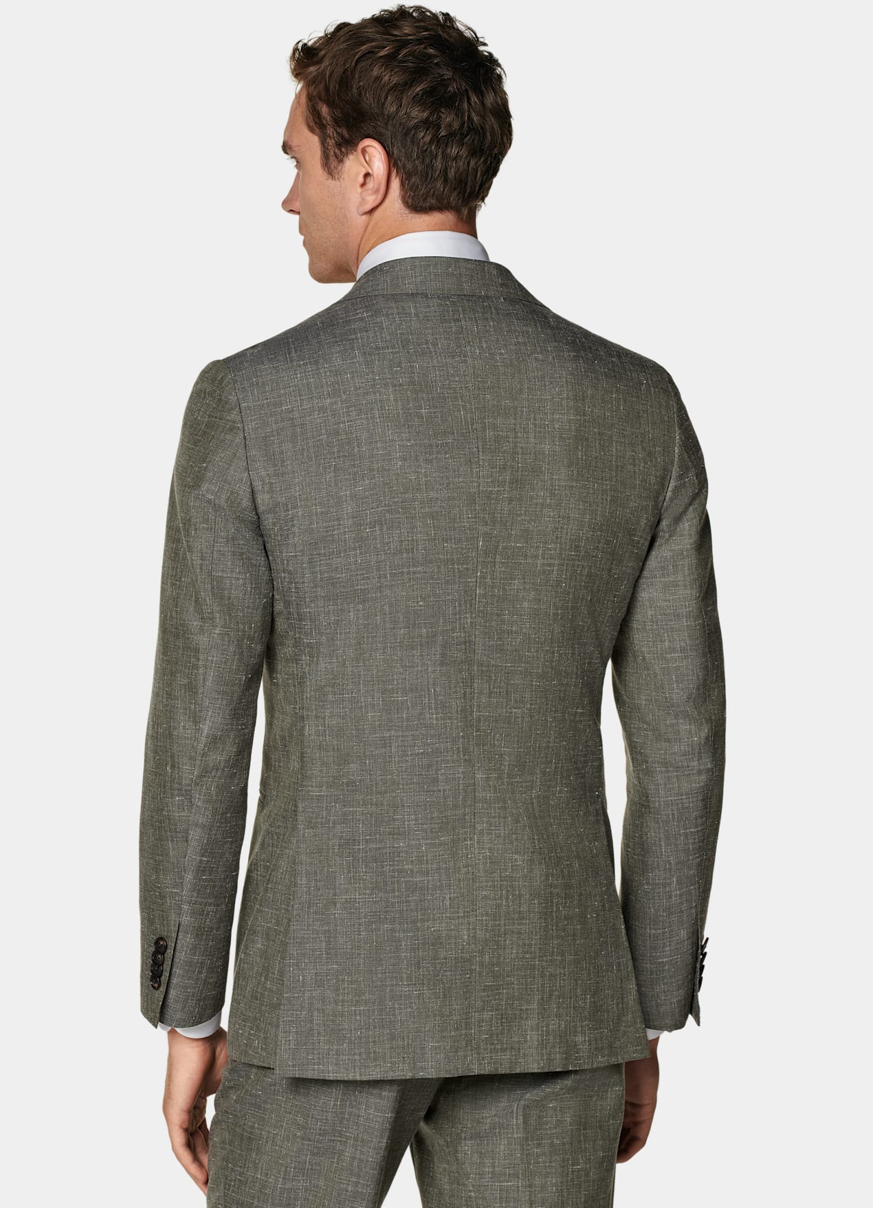 Costume trois pièces Havana coupe Tailored vert moyen