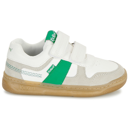 Kickers - KALIDO - Blanc / Gris / Vert