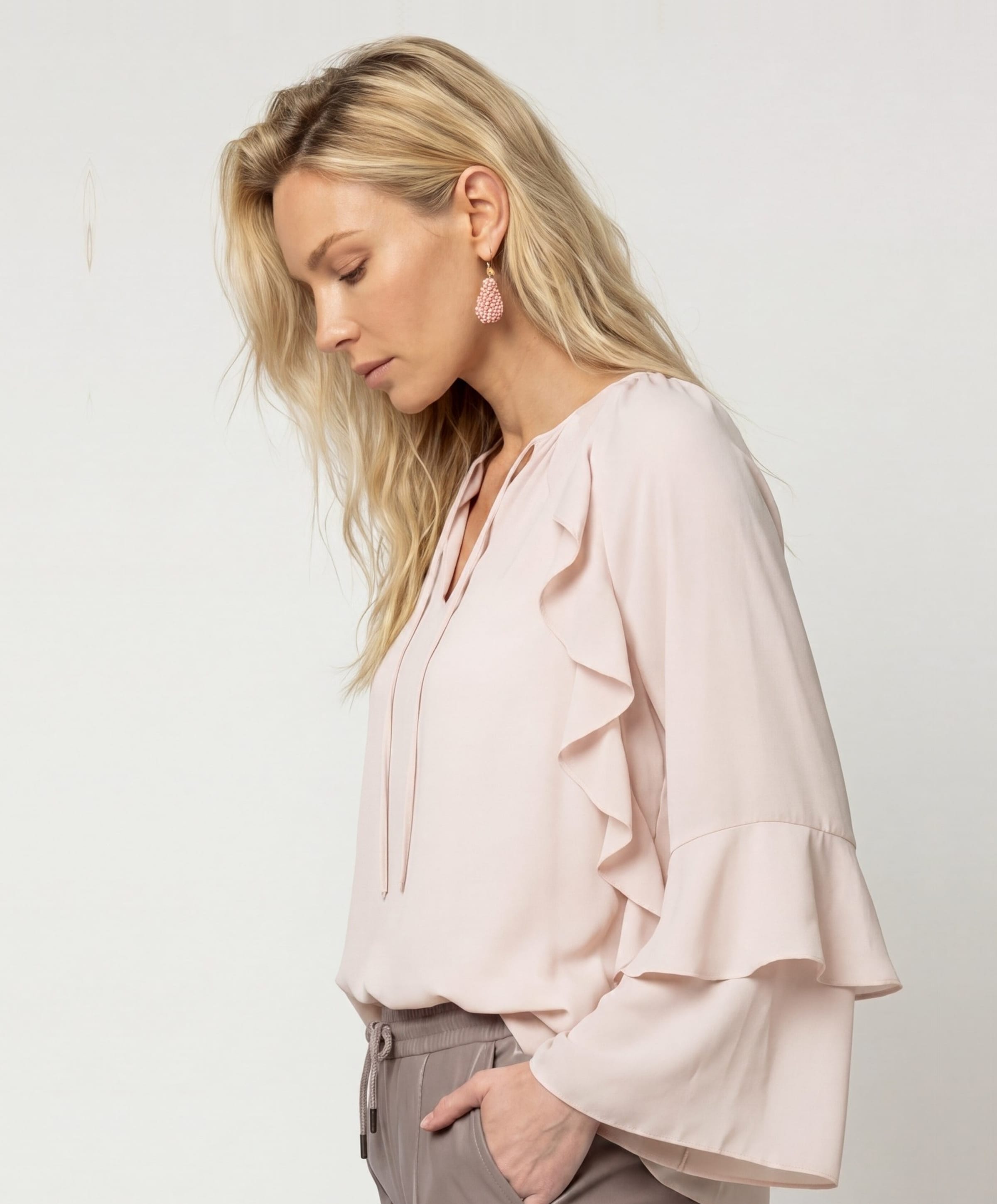 Monari Dames blouse roze
