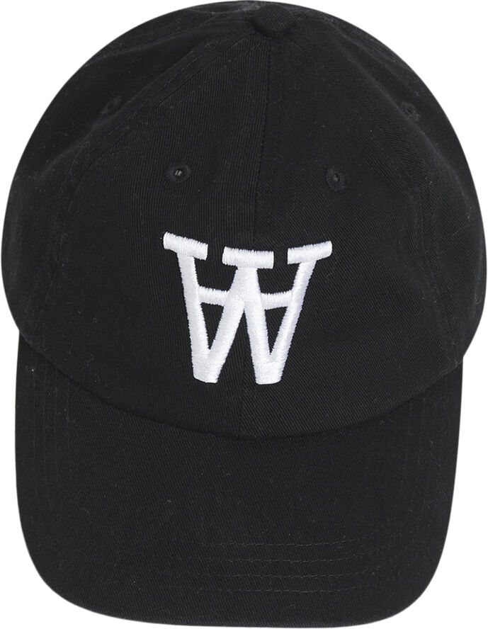 Wood Wood Eli embroidery cap Sort